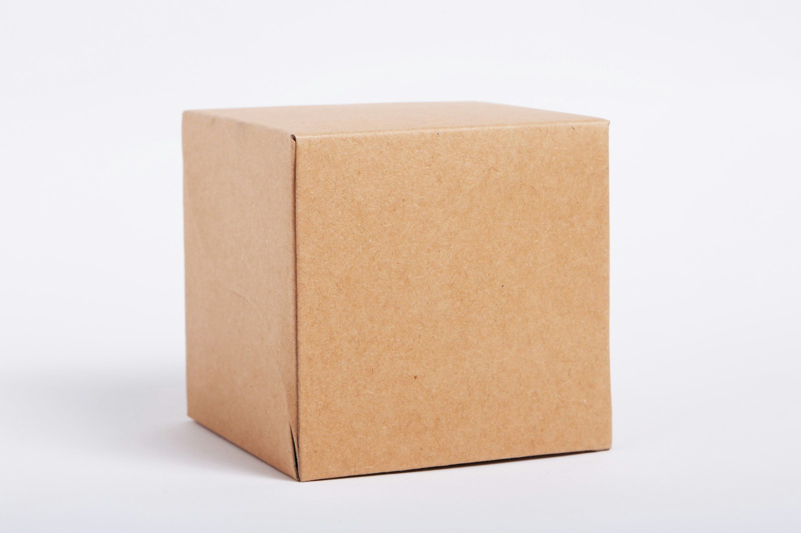 A plain cardboard box ready to be reused for shipping